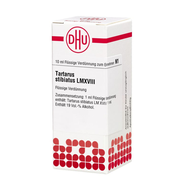 Tartarus stibiatus LM XVIII DHU Dilution, 10 ml Lösung