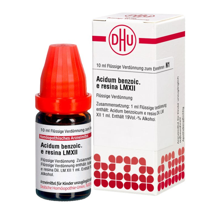 Acidum benzoicum e resina LM XII DHU Dilution, 10 ml Solution