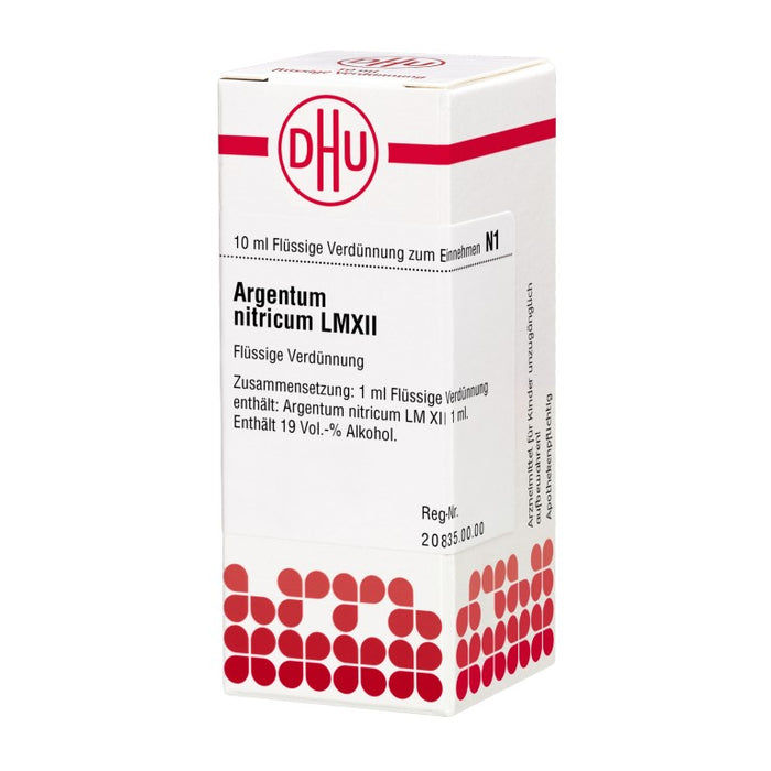 Argentum nitricum LM XII DHU Dilution, 10 ml Solution