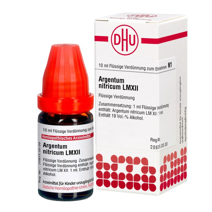 Argentum nitricum LM XII DHU Dilution, 10 ml Solution