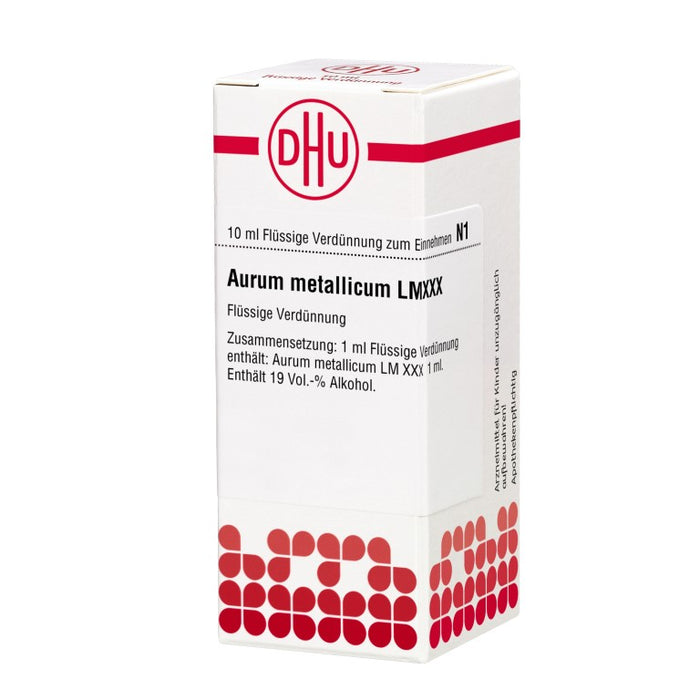 DHU Aurum metallicum LM XXX Dilution, 10 ml Solution
