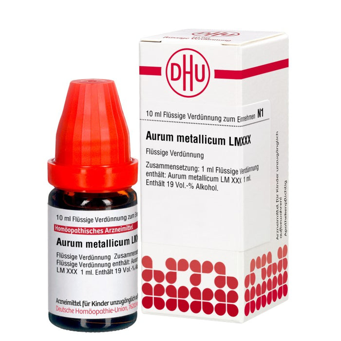 DHU Aurum metallicum LM XXX Dilution, 10 ml Solution