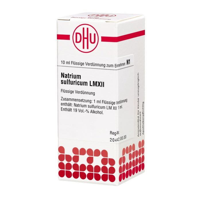 Natrium sulfuricum LM XII DHU Dilution, 10 ml Solution