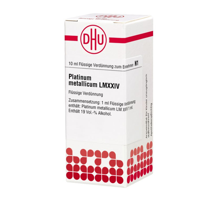 Platinum metallicum LM XXIV DHU Dilution, 10 ml Solution