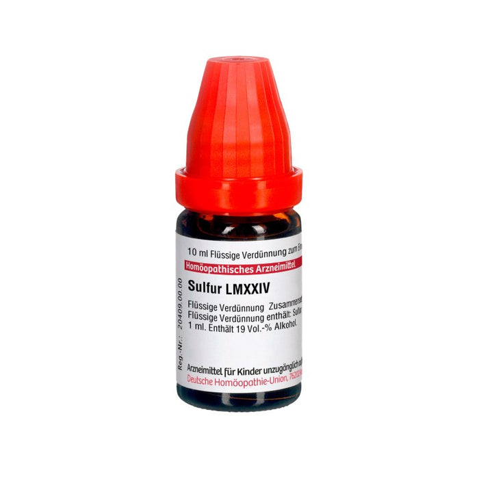 Sulfur LM XXIV DHU Dilution, 10 ml Solution