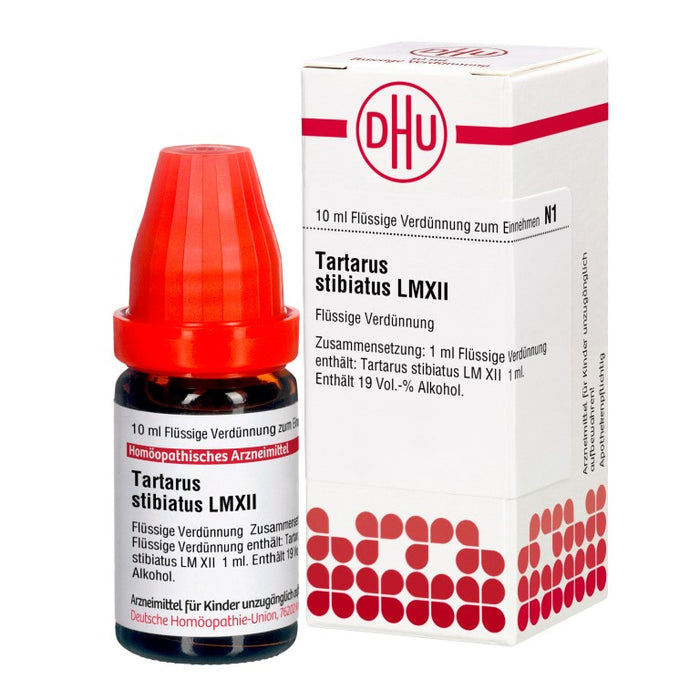 Tartarus stibiatus LM XII DHU Dilution, 10 ml Solution