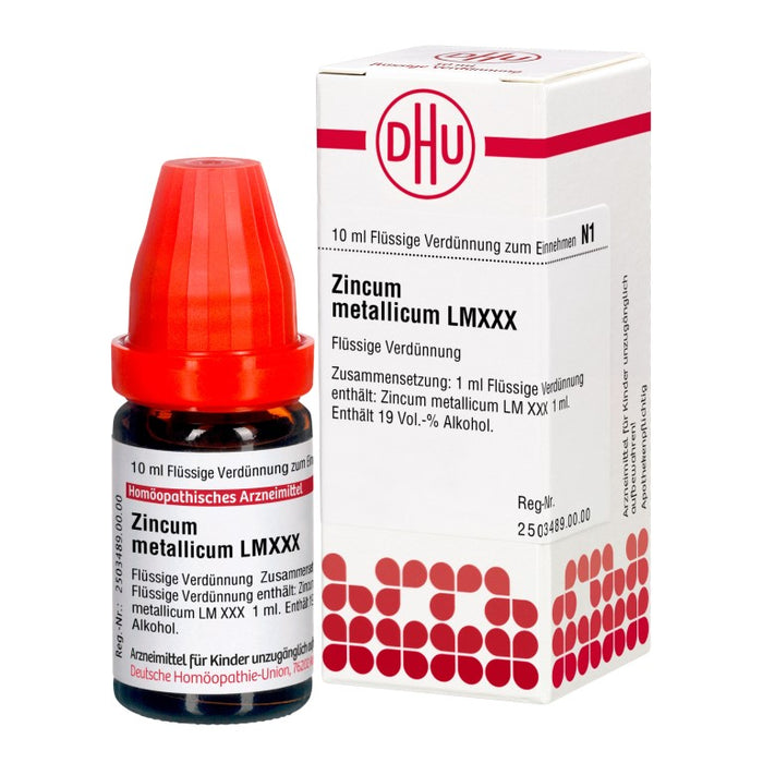 Zincum metallicum LM XXX DHU Dilution, 10 ml Solution