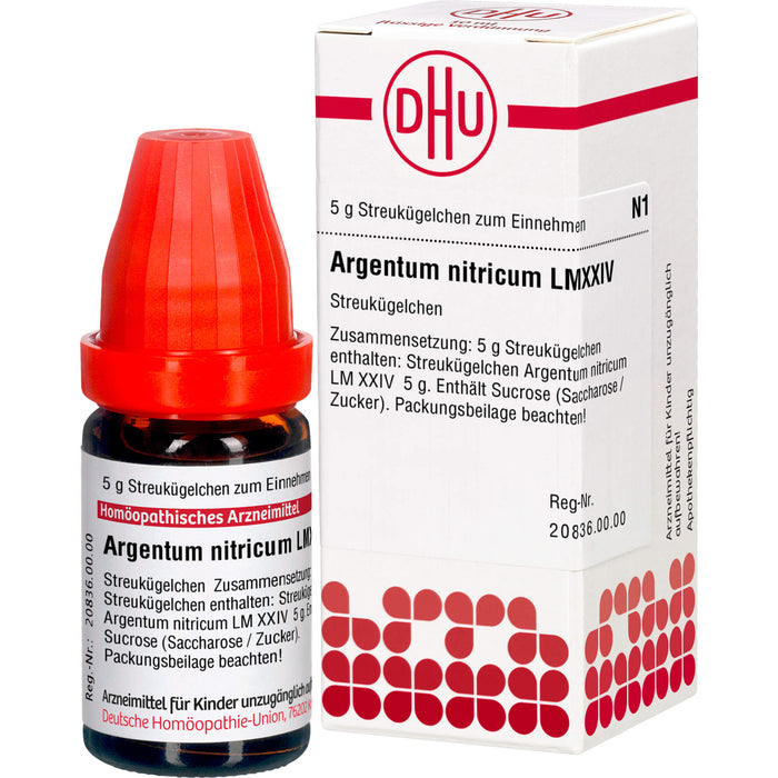 Argentum nitricum LM XXIV DHU Globuli, 5 g Globules