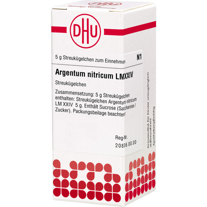 Argentum nitricum LM XXIV DHU Globuli, 5 g Globules