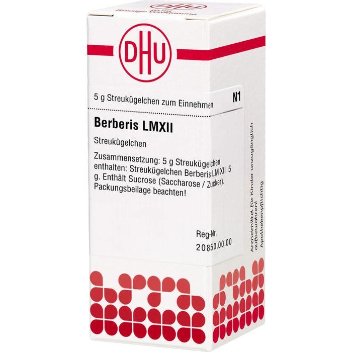 Berberis LM XII DHU Globuli, 5 g Globules