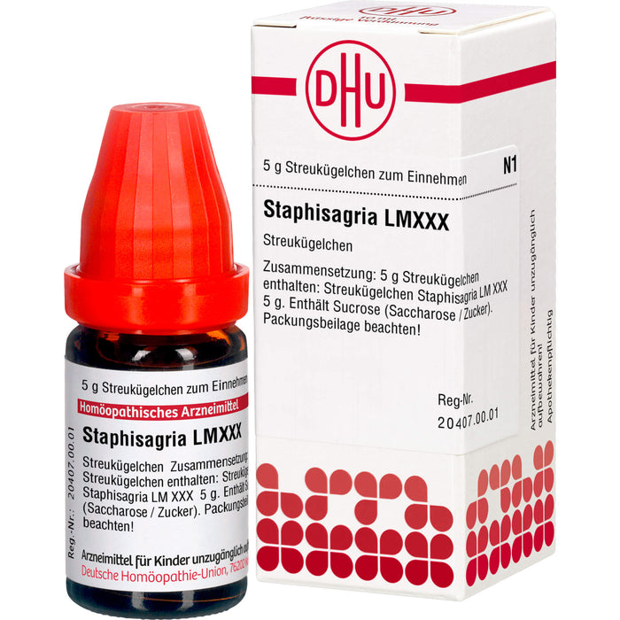 Staphisagria LM XXX DHU Globuli, 5 g Globules