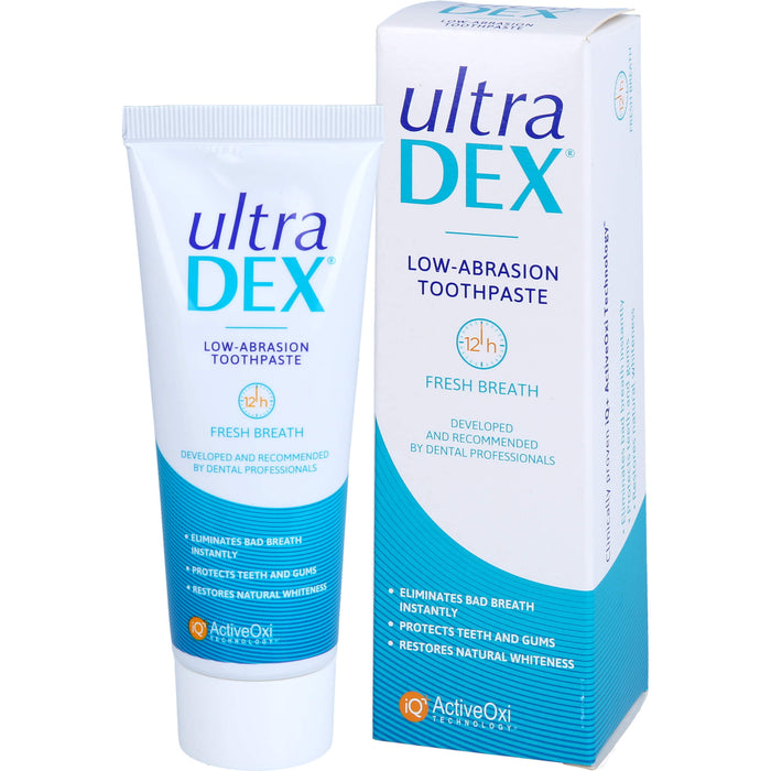 UltraDEX Zahncreme Low Abrasion Fresh Breath, 75 ml Dentifrice