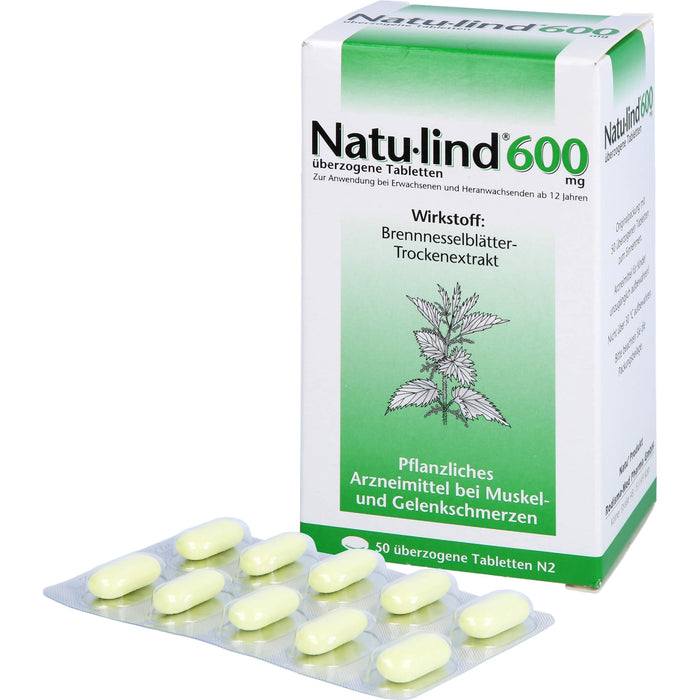 Natu-lind 600 mg, überzogene Tabletten, 50 St UTA