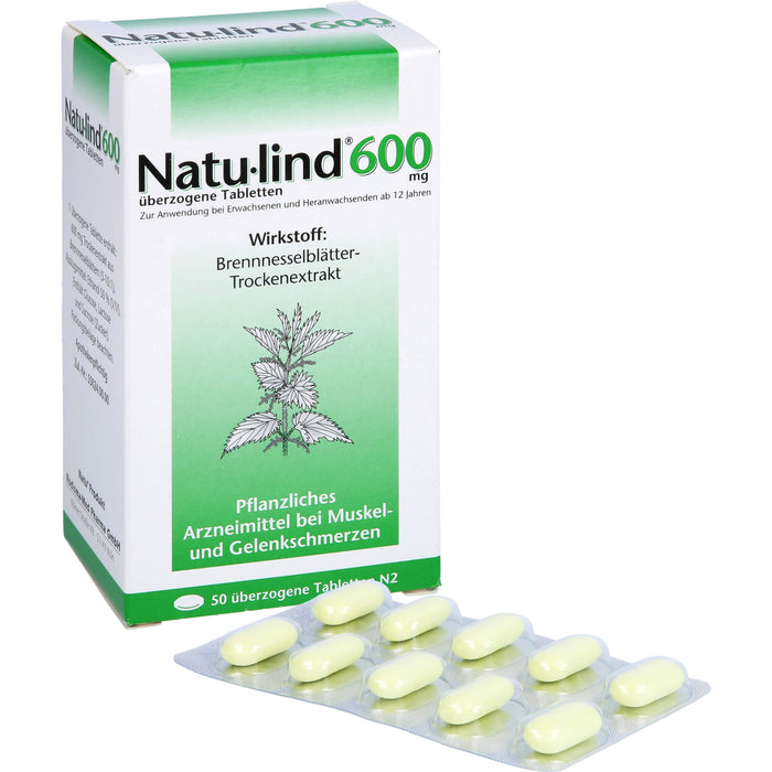 Natu-lind 600 mg, überzogene Tabletten, 50 St UTA