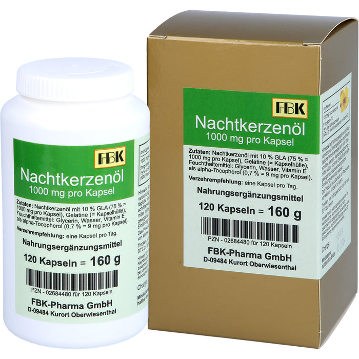 Nachtkerzenöl 1000, 120 St KAP