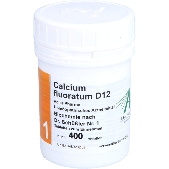 Calcium fluoratum D12 Adler Pharma Tabletten, 400 pcs. Tablets