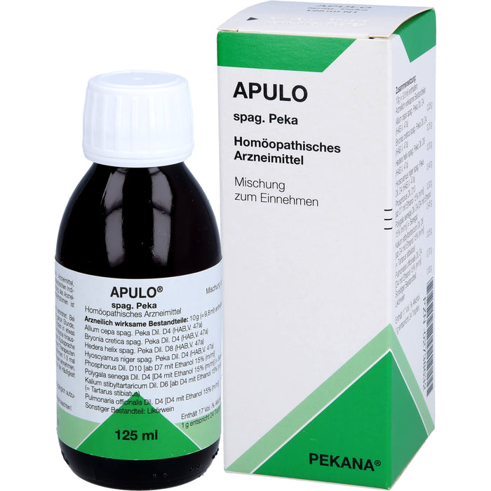 PEKANA Apulo spag. Peka Mischung, 125 ml Solution