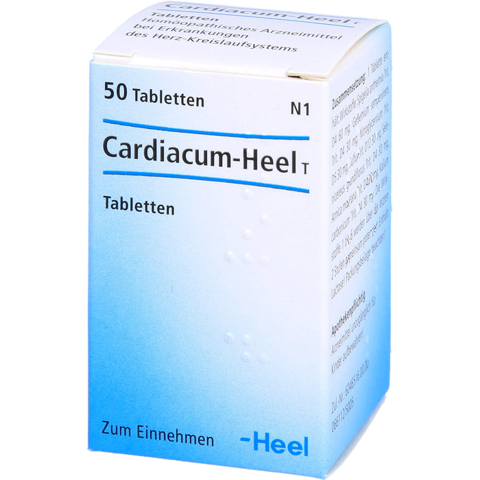 Cardiacum Heel T Tabletten, 50 pc Tablettes