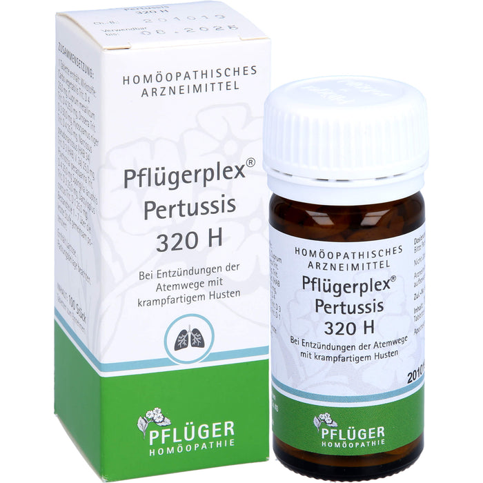 Pflügerplex Pertussis 320 H Tabletten bei Entzündungen der Atemwege, 100 pcs. Tablets