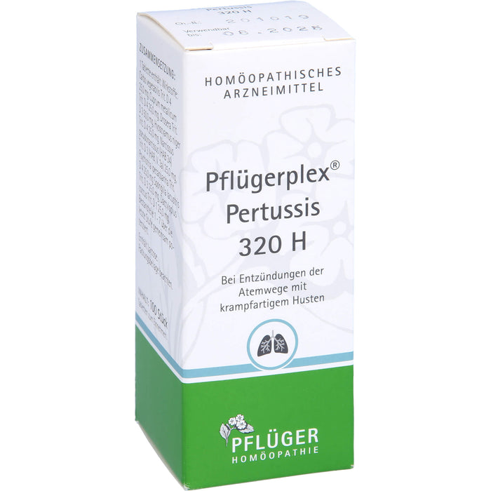 Pflügerplex Pertussis 320 H Tabletten bei Entzündungen der Atemwege, 100 pcs. Tablets