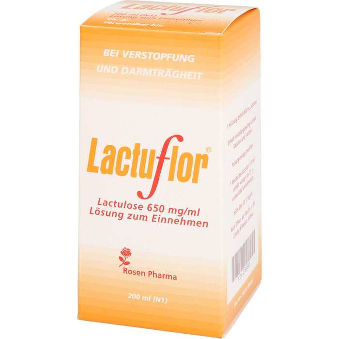 Lactuflor, Lactulose 650 mg/ml Lösung zum Einnehmen, 200 ml LSE