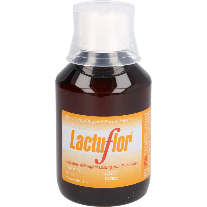 Lactuflor, Lactulose 650 mg/ml Lösung zum Einnehmen, 200 ml LSE