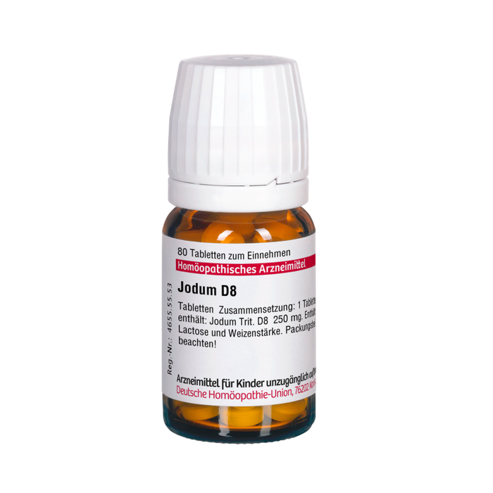 Jodum D8 DHU Tabletten, 80 pc Tablettes