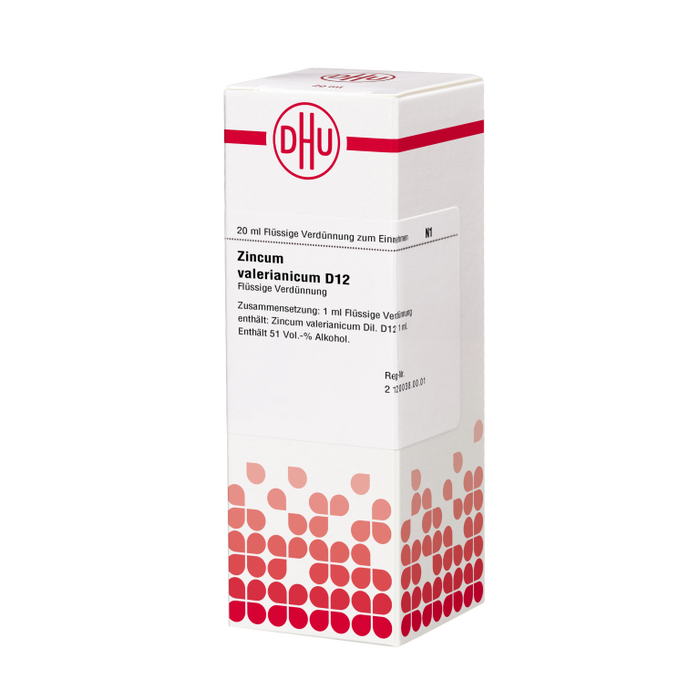 DHU Zincum valerianicum D12 Dilution, 20 ml Solution