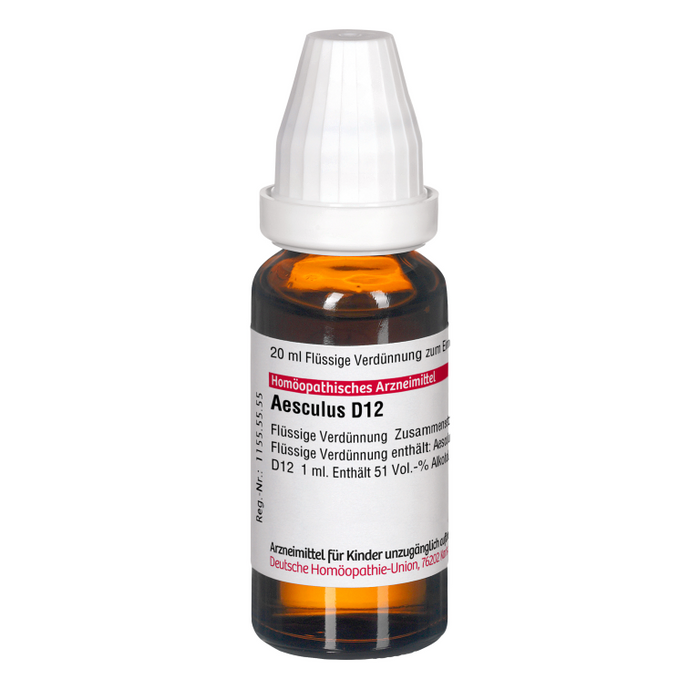 DHU Aesculus D12 Dilution, 20 ml Solution