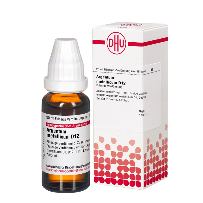 DHU Argentum metallicum D 12 Streukügelchen, 20 ml Solution