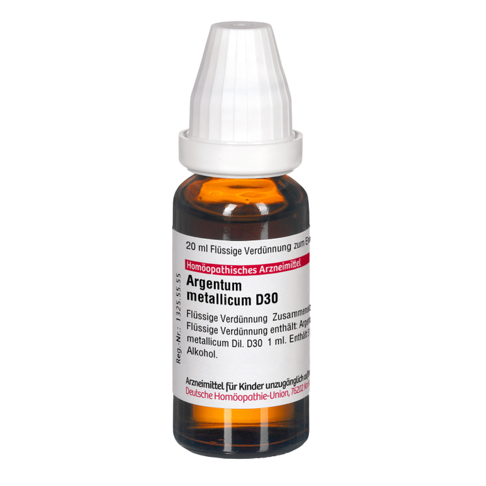 DHU Argentum metallicum D 30 Streukügelchen, 20 ml Solution