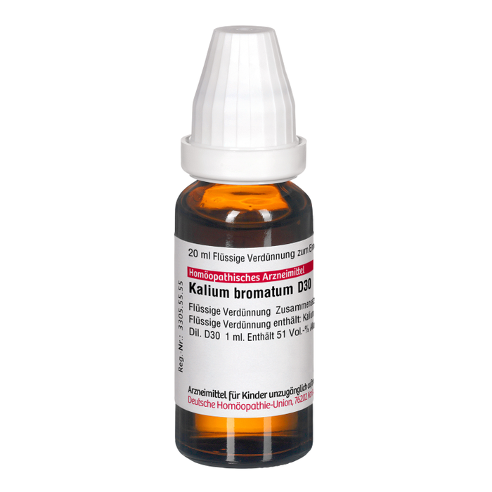 DHU Kalium bromatum D30 Dilution, 20 ml Solution
