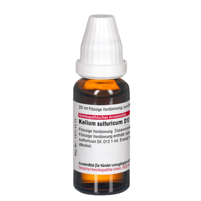 DHU Kalium sulfuricum D12 Dilution, 20 ml Solution