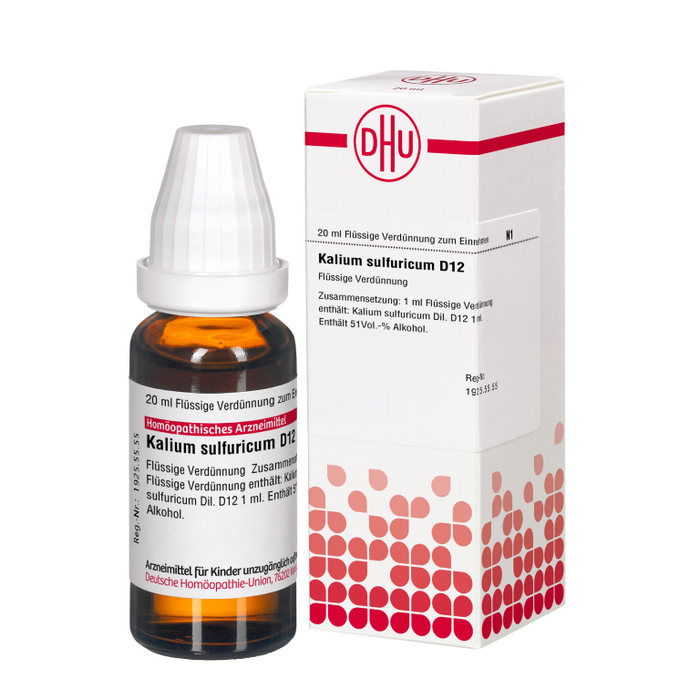 DHU Kalium sulfuricum D12 Dilution, 20 ml Solution