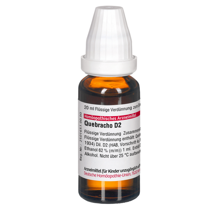 Quebracho D2 DHU Dilution, 20 ml Solution