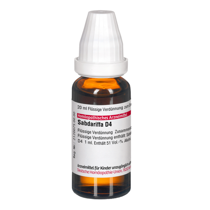 Sabdariffa D4 DHU Dilution, 20 ml Solution