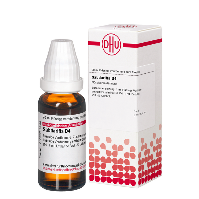 Sabdariffa D4 DHU Dilution, 20 ml Solution
