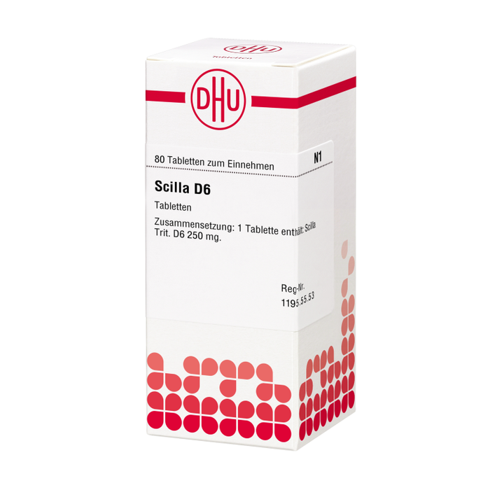Scilla D6 DHU Tabletten, 80 pc Tablettes