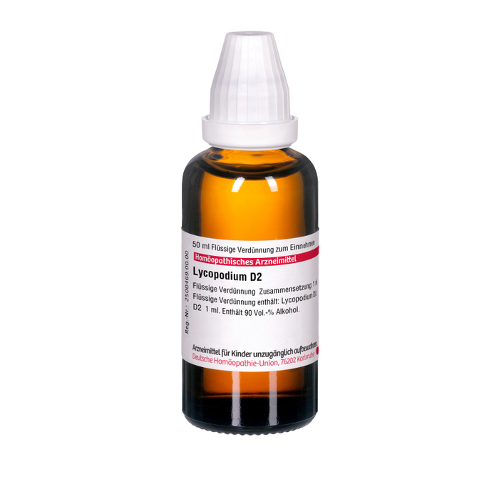 Lycopodium D2 DHU Dilution, 50 ml Solution