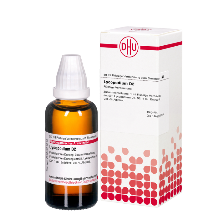 Lycopodium D2 DHU Dilution, 50 ml Solution