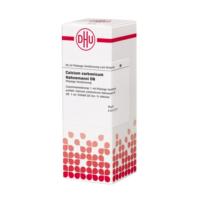DHU Calcium carbonicum Hahnemanni D8 Dilution, 20 ml Solution
