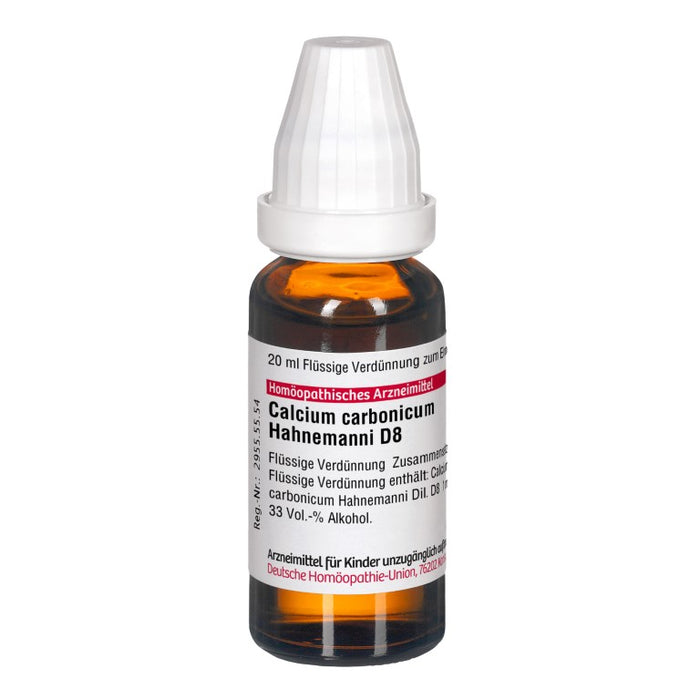 DHU Calcium carbonicum Hahnemanni D8 Dilution, 20 ml Solution