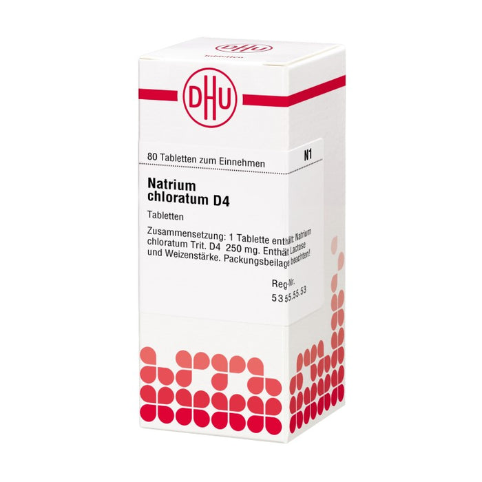 Natrium chloratum D4 DHU Tabletten, 80 pc Tablettes