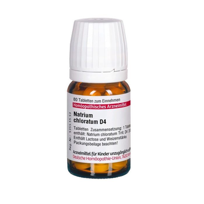 Natrium chloratum D4 DHU Tabletten, 80 pc Tablettes