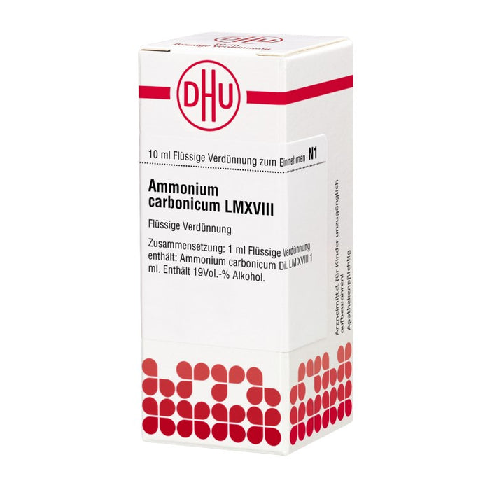 Ammonium carbonicum LM XVIII DHU Dilution, 10 ml Solution