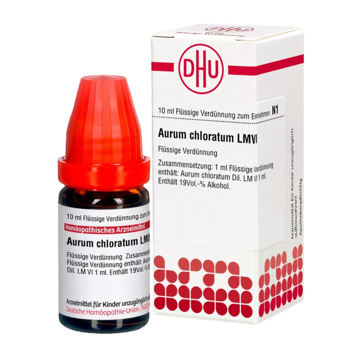 DHU Aurum chloratum LM VI Dilution, 10 ml Solution