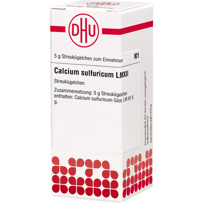 Calcium sulfuricum LM XII DHU Globuli, 5 g Globules