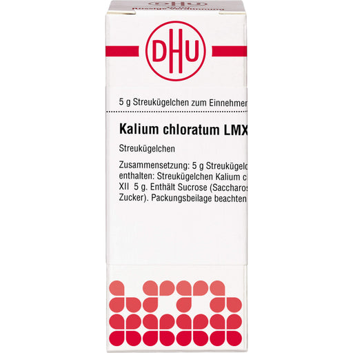 Kalium chloratum LM XII DHU Globuli, 5 g Globuli