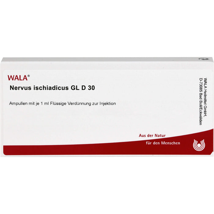 WALA Nervus Ischiadicus Gl D30 flüssige Verdünnung, 10 St. Ampullen