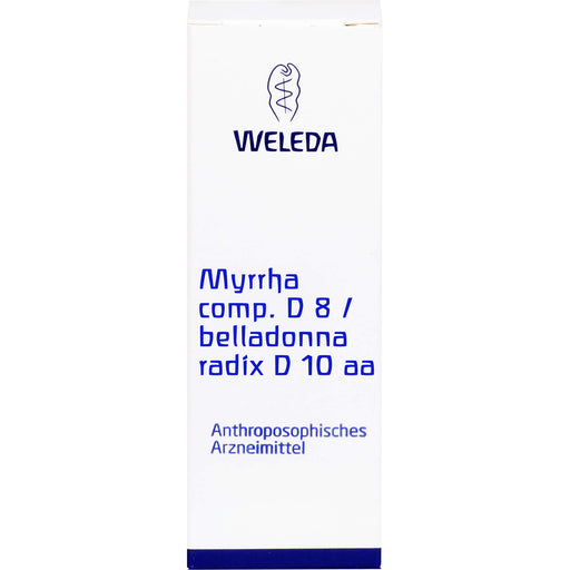 WELEDA Myrrha comp. D8 / Belladonna Radix D10 Mischung, 50 ml Lösung